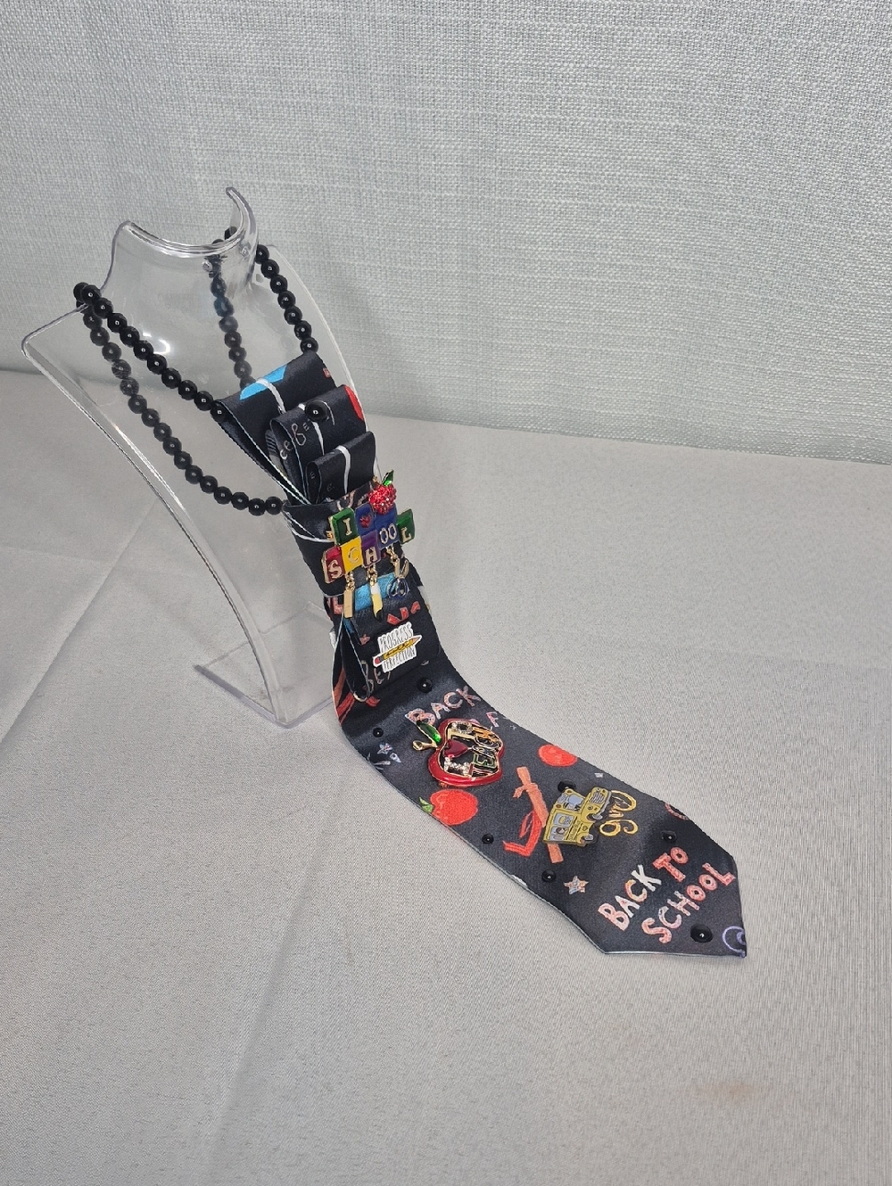 Handcrafted Luxury Fashion Necktie Necklace 📿 (BACK TO SCHOOL) - Picture 4 of 13